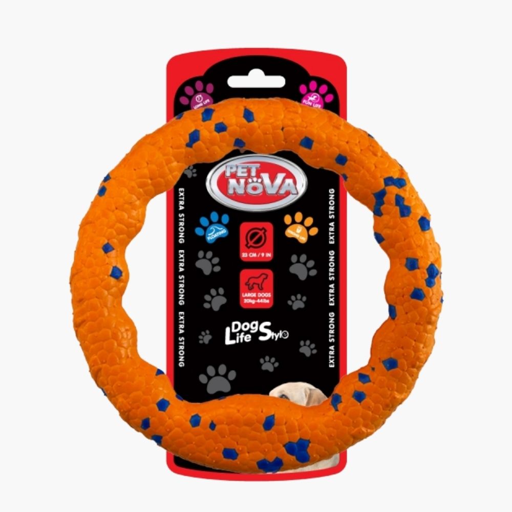 Ľahké a odolné ringo pre psa vhodné na hru doma, vonku aj vo vode