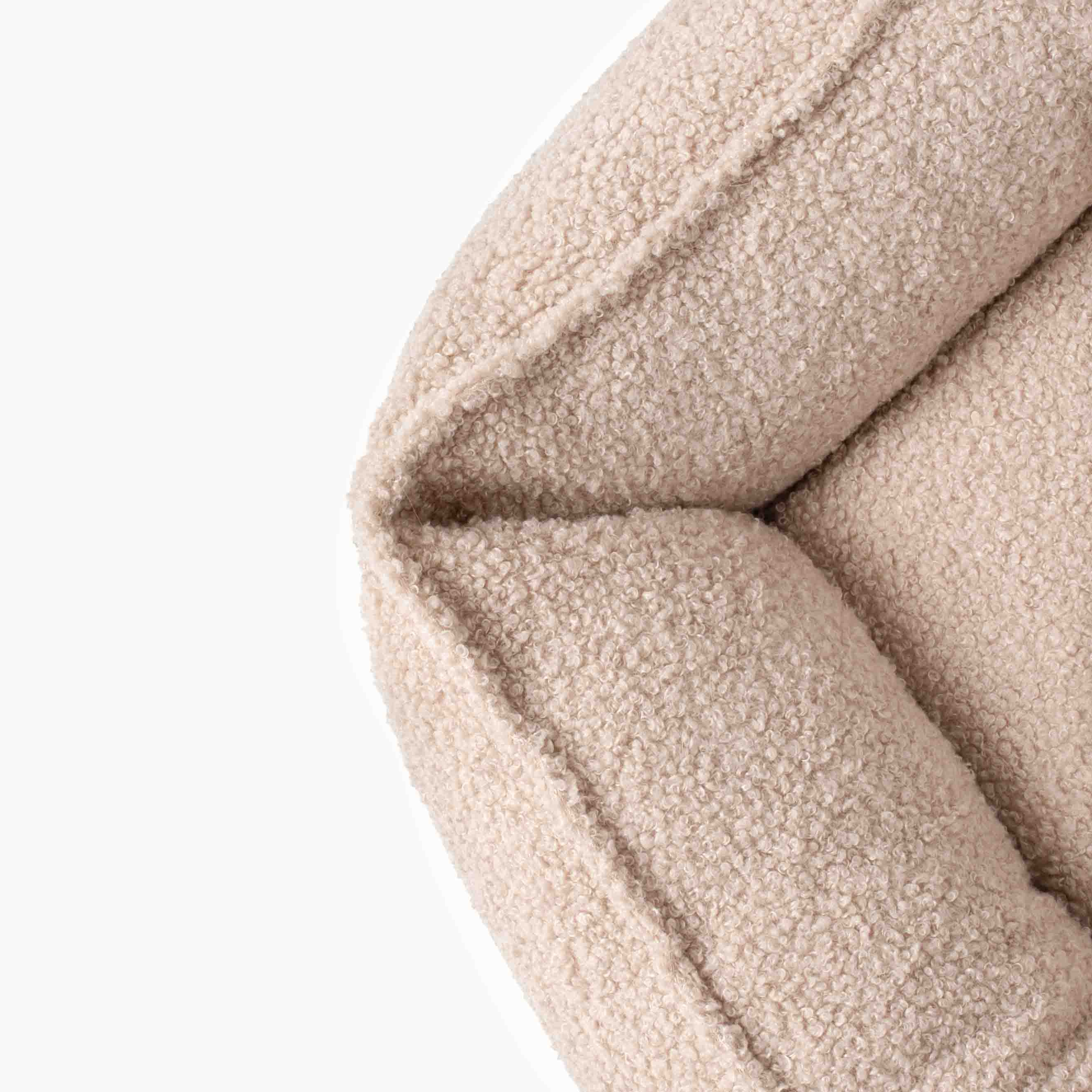 Ortopedický pelech pre psa ROYAL – béžové Bouclé