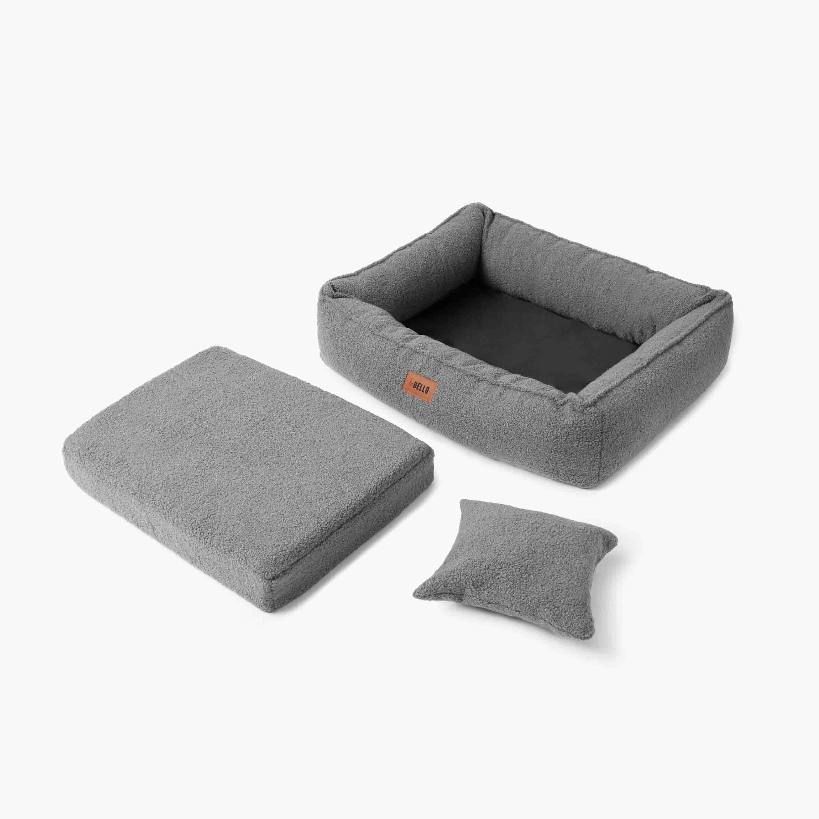 Pelech pre Psa ROYAL Bouclé Tmavosivý