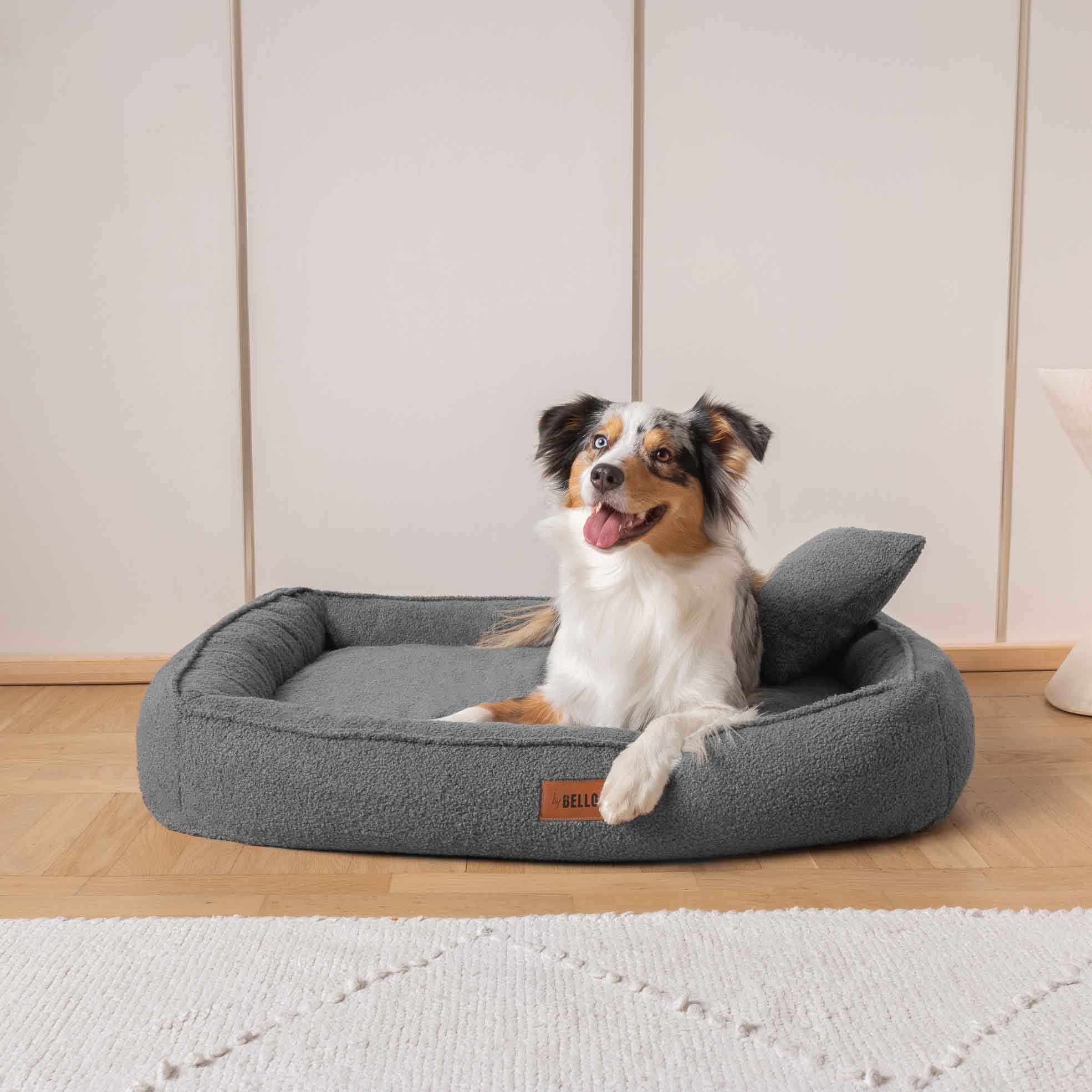 Pelech pre Psa ROYAL Bouclé Tmavosivý